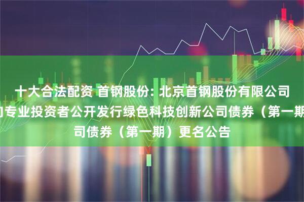 十大合法配资 首钢股份: 北京首钢股份有限公司2025年面向专业投资者公开发行绿色科技创新公司债券(第一期)更名公告