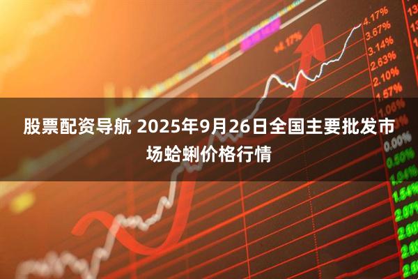 股票配资导航 2025年9月26日全国主要批发市场蛤蜊价格行情